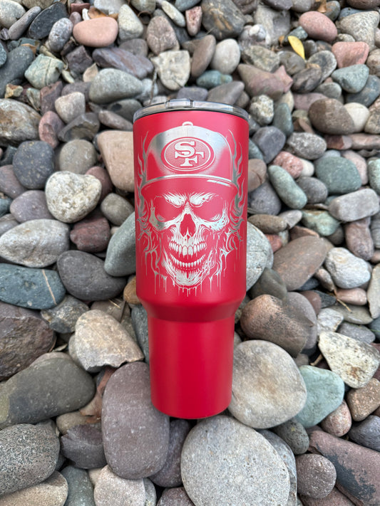 San Fran 49ers 40 Tumbler