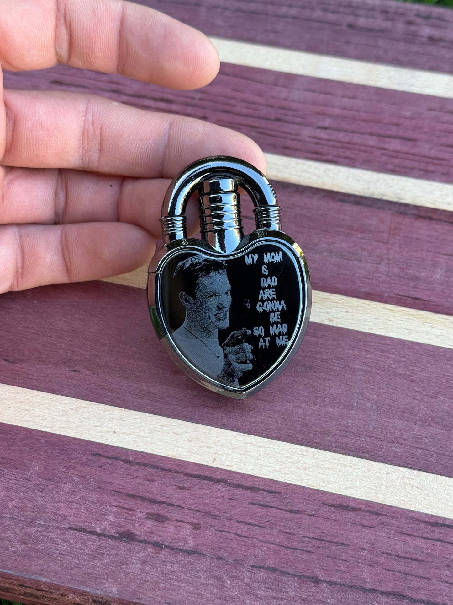 Stu Macher “My Mom and Dad…” Lighter