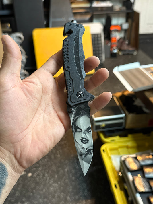 Tiffany Bride of Chucky folding knife
