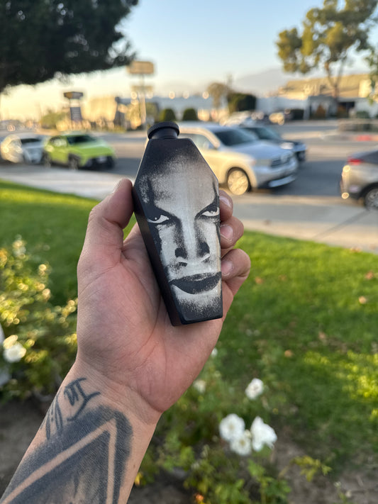 The Crow Coffin Flask