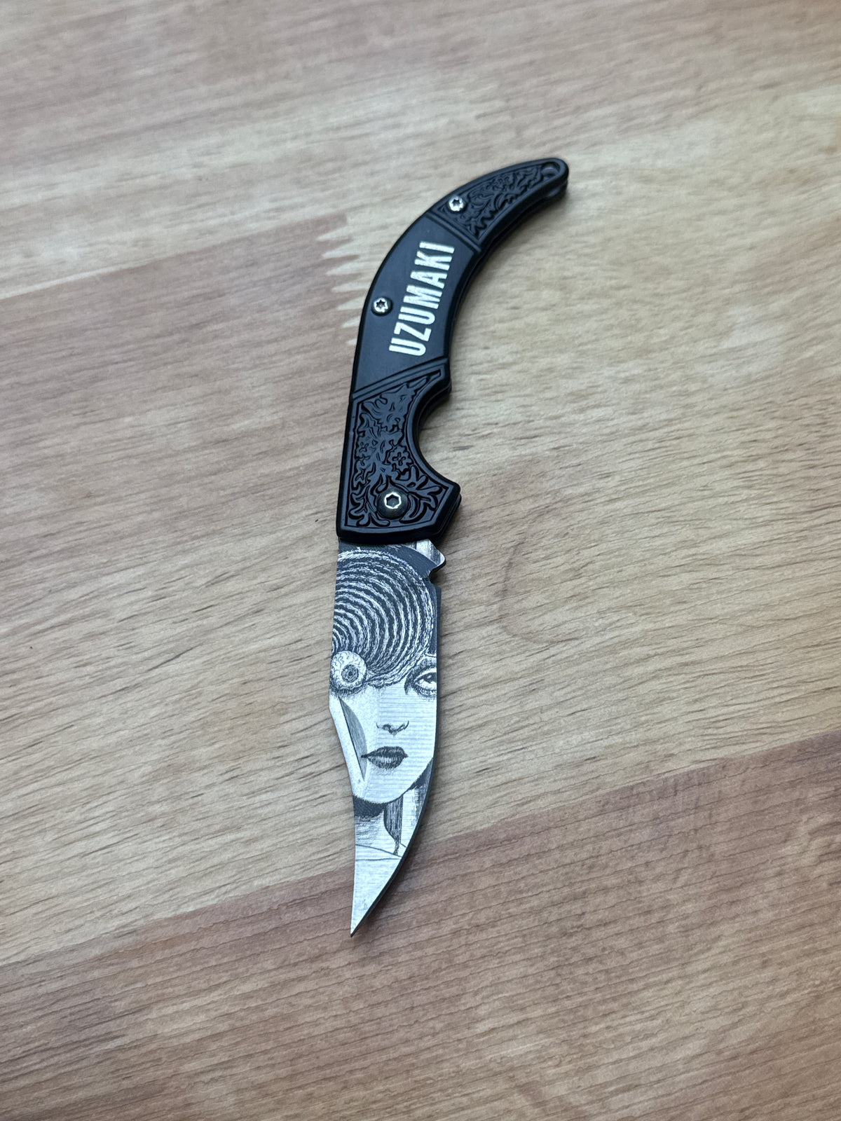 Uzumaki Stainless Steel folding Blade