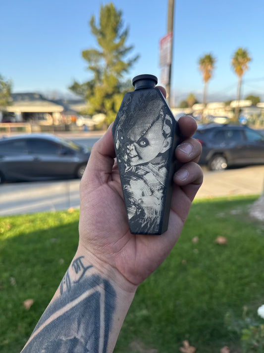 Chucky Coffin Flask