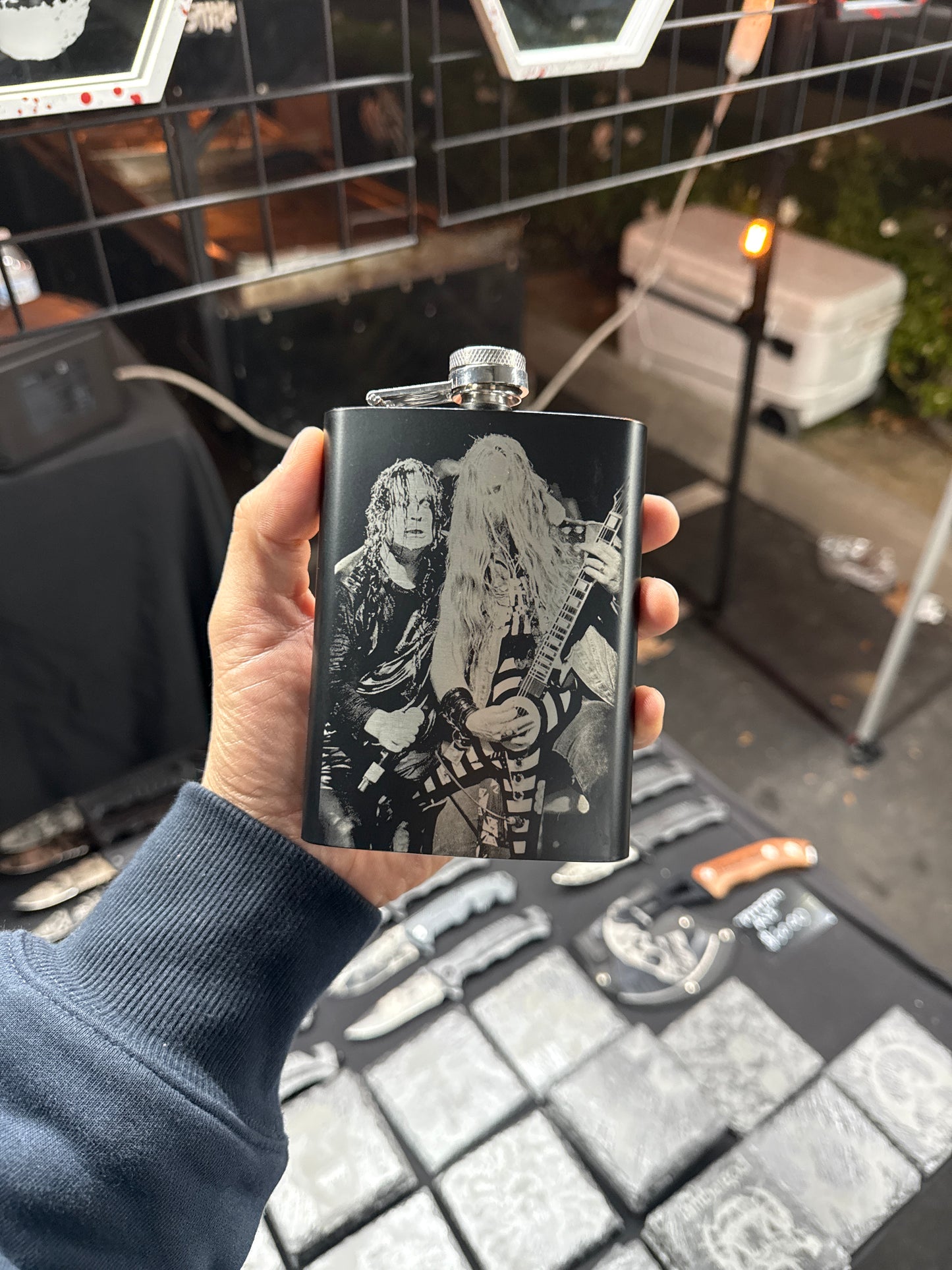 Zakk and Ozzy Flask