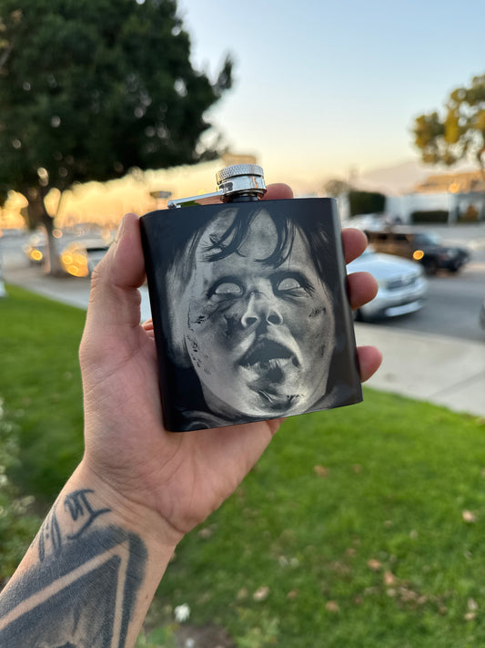 The exorcist 6oz Flask